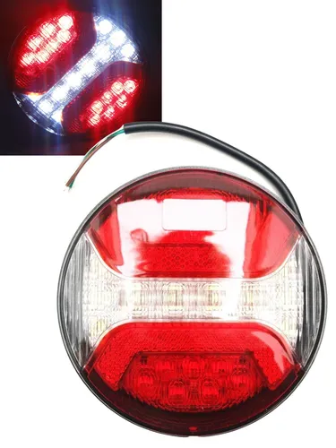 LED Rückleuchte Rund ⌀122 Nebelschlussleuchte Rückfahrleuchte Anhänger LKW PKW