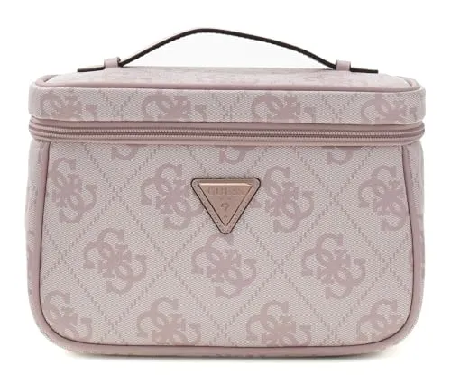 Guess Kosmetiktasche Toiletry Train Case - Moderne GUESS Kosmetiktasche in schicker Logo-Optik, ideal für die Aufbewahrung Ihrer Kosmetika. Mit 6 elastischen Fächern und Sichtfach für optimale Organisation. Perfekt für Reisen oder den täglichen Gebrauch.
