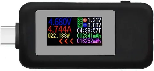 USB Tester KWS-1902C für USB-C, 4-30V, OLED Display