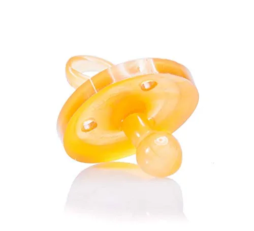 GOLDI Sauger Naturform M für 4-11 Monate in gelb von Goldi