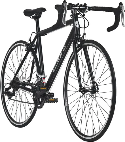 Adore Rennrad 28'' Racer Schwarz – 14 Gänge für Herren - Sportliches Rennrad mit 14 Gängen, ideal für anspruchsvolle Fahrten. Robuste Stahlkonstruktion, mechanische Felgenbremsen und Rennlenker für optimale Kontrolle. Empfohlen für Körpergrößen von 165-185 cm.