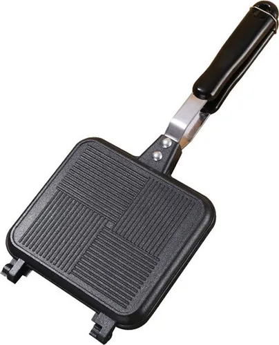 STILVORA Universalpfannen Neuer Sandwichmaker doppelseitig – Antihaft-Sandwichgrill, Waffeleisen, Toaster, schnell & einfach, für Küche, Modell 2