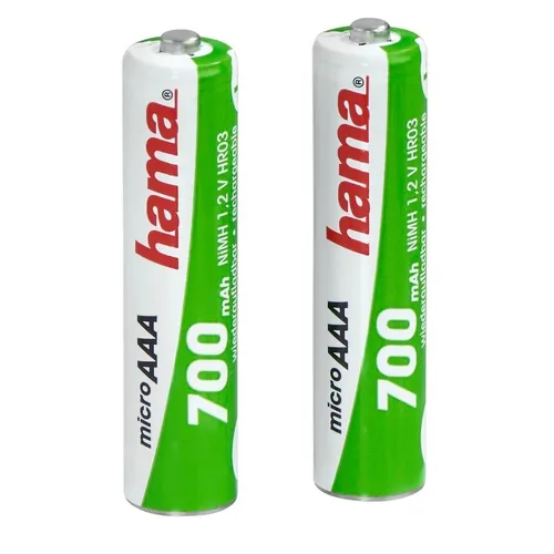 HAMA NiMH-Akkus 2x AAA 700 mAh 1,2V (00056801) #2268075