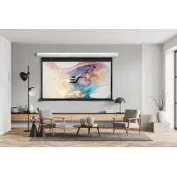 SAKER PREMIUM - MOTORLEINWAND-Elite screens Motorised screens for projectors, electric projection screen, Saker , Elektrische Beamer Leinwand-Elite Screens, Beamer Leinwand, Projektionsleinwand, Heimkino MaxWhite FG / 16:9 / 120
