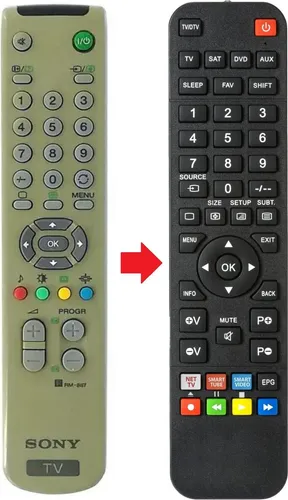 Fernbedienung passend für SONY KV28EW20 | KV28EW20B | KV28EW20E