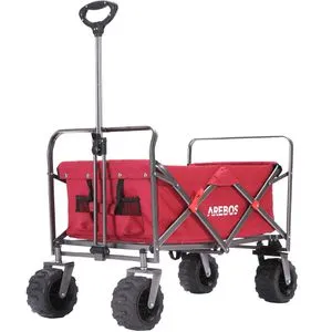 Arebos Bollerwagen 423446 in rot von AREBOS