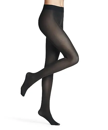 FALKE Damen Strumpfhose Fine Softness 50 DEN W Ti halb-blickdicht, Grau Graphite - Halb blickdichte Strumpfhose aus umweltfreundlichen Materialien, temperaturausgleichend und feuchtigkeitsregulierend für höchsten Tragekomfort im Alltag. Ideal für eleganten Look zu Rock oder Kleid.