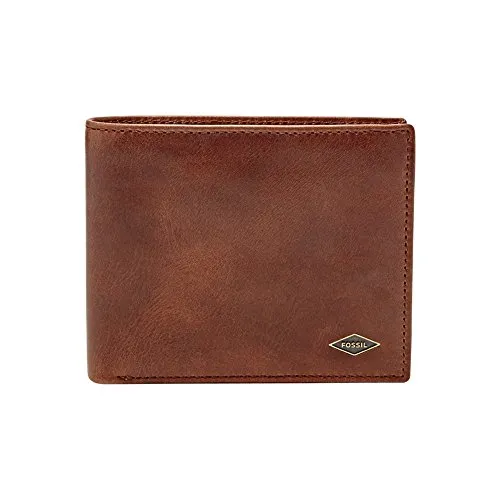 Fossil Geldbörse für Herren Ryan, Leder Bifold Dunkelbraun von Fossil