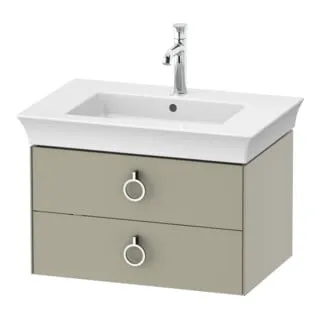 Duravit Waschtischunterschrank o. ES White Tulip 41x68,4x45,8cm, 2 SchKa., Tau Seidenmatt