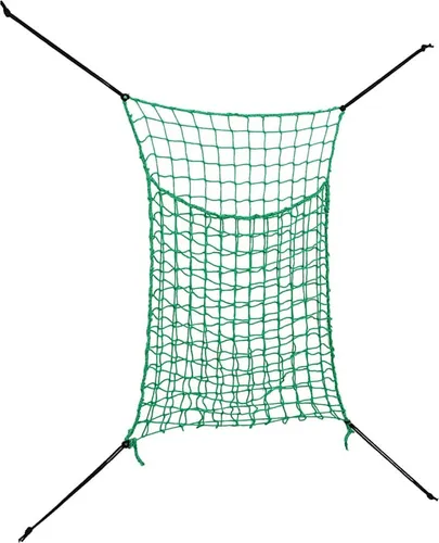 vidaXL Heunetze 2 Stk. Rechteckig Grün 200x120 cm PP - Nutztier-Fütterungszubehör: Strapazierfähiges Heunetz-Set zur Regulierung des Fresstempos und Förderung einer gesunden Verdauung für Ihre Pferde.