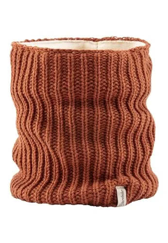 Sterntaler Kid's Schlauchschal Strick Uni - Halstuch rot - Schals für Jungen, Schlauchschal mit Fleecefutter für extra Wärme, ideal für Freizeitaktivitäten, Größe: One Size.