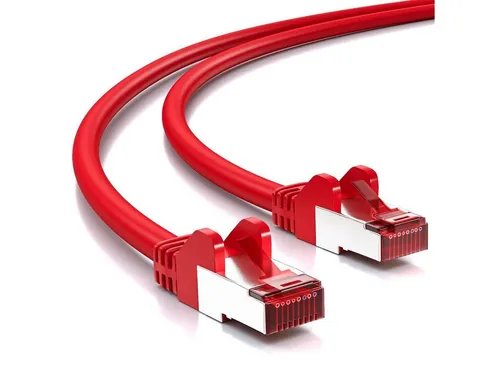 deleyCON deleyCON 10m CAT6 Patchkabel S-FTP PIMF Netzwerkkabel Ethernetkabel - LAN-Kabel