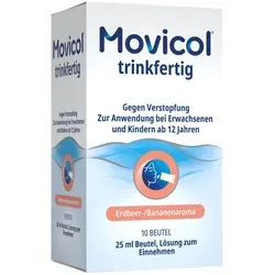 Movicol Trinkfertig 25 ml Beutel Erdbeer/Banane