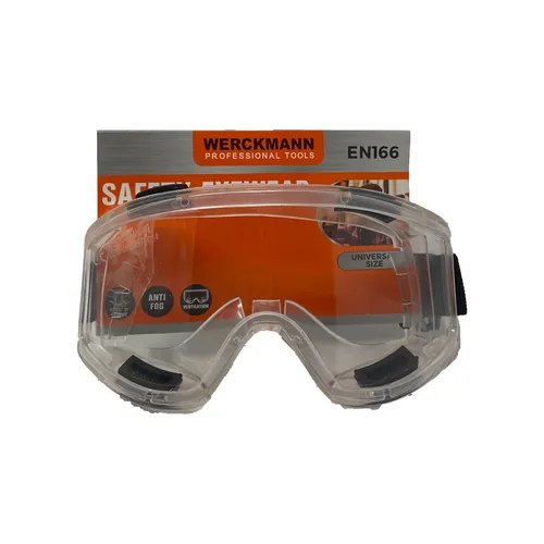 WERCKMANN® Schutzbrille Vollsichtschutzbrille Arbeitsschutzbrille EN 166
