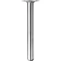 Hettich Tischbein Ø 30 mm x 300 mm Edelstahl-Optik