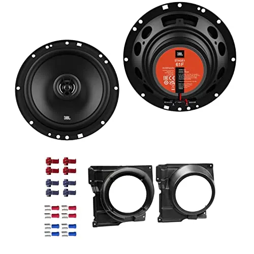 JBL Stage1 61F Lautsprecher für VW Polo (1999-2001) - Hochwertige 2-Wege Koaxiallautsprecher für VW Polo, 165mm, 400W Max, klare Höhen und starke Bässe für ein beeindruckendes Klangerlebnis in Ihrem Auto.