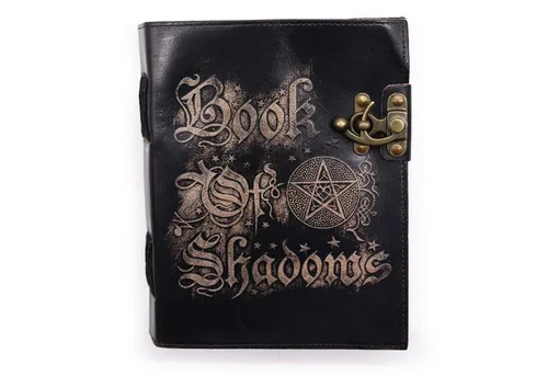 Bali-Homedecor Dekofigur Buch der Schatten – 200 Seiten mit glattem Rand – 15 x 21 cm