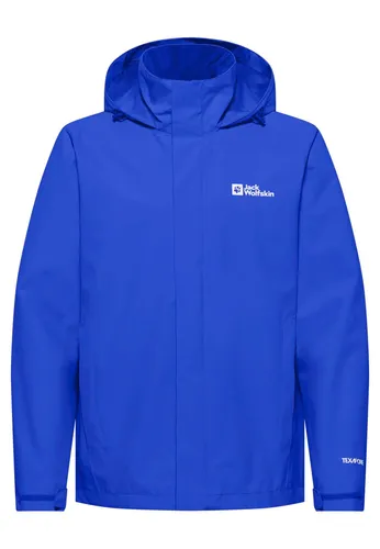 Jack Wolfskin TRAILTIME 2L JKT M - Wasserdichte Funktionsjacke für Herren in vibrant blue XL - Funktionsjacke für Herren, wind- und wasserdicht mit TEXAPORE CORE-Technologie (Wassersäule 10.000 mm) für optimalen Wetterschutz beim Wandern oder im Alltag.