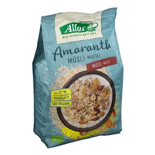 Bio Amaranth MÜSLI, Nuss von Allos