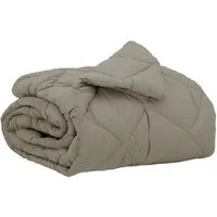 vidaXL Ganzjahresbettdecke Hellgrau 200 x 155 cm - Moderne Ganzjahresbettdecke aus 100% Mikrofaser, atmungsaktiv und pflegeleicht. Ideal für jeden Schlafraum, sorgt für Komfort und eine gemütliche Atmosphäre das ganze Jahr über.