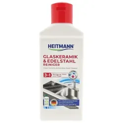 HEITMANN Glaskeramik und Edelstahl Reiniger 3351 , 250 ml - Flasche