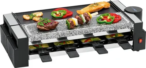 Raclette Grill RG 3678 schwarz/silber