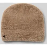 Loevenich Damenmütze in Taupe mit Viskose-Anteil - Stylische Damenmütze von Loevenich in Taupe. Der Material-Mix sorgt für angenehmen Tragekomfort, während das weiche Kunstfell einen eleganten Akzent setzt. Ideal für die kühlen Tage.
