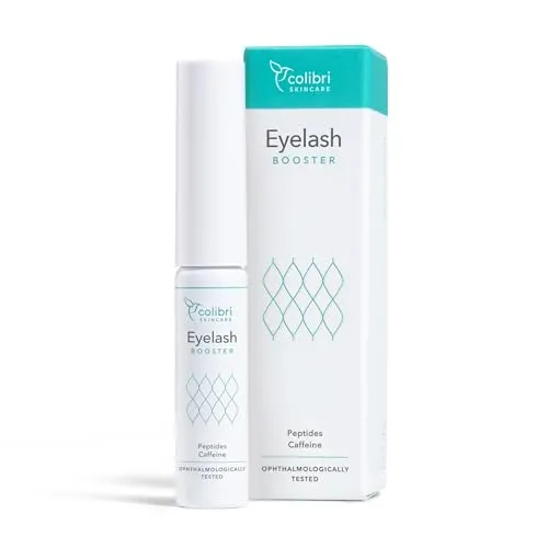 Colibri Skincare Eyelash Booster 5ml - Augenärztlich getestetes Wimpernserum - Wimpernpflege: Veganes Serum für Wimpern und Augenbrauen Wachstum, ohne Hormone und tierversuchsfrei, fördert natürliches Wachstum und Verdichtung.