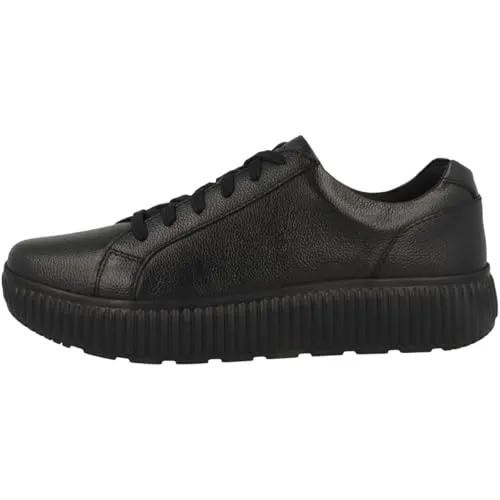 Geox Damen D GRAISY A Sneaker - Eleganter Low-Cut, Black, 40 EU - Damen-Sneaker mit atmungsaktivem Design für optimalen Tragekomfort und klassischen Stil, ideal für den Alltag.