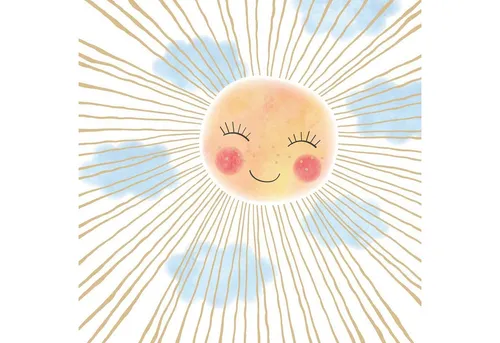 PPD Papierserviette 20 Servietten Sunshine 33x33cm, (20 St)