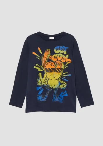 s.Oliver Langarmshirt Longsleeve mit Frontprint