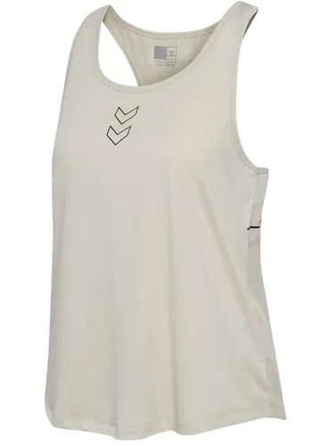 hummel Tanktop hmlCOURT Light Weight (atmungsaktiv, leicht) beige Damen, Größe: M