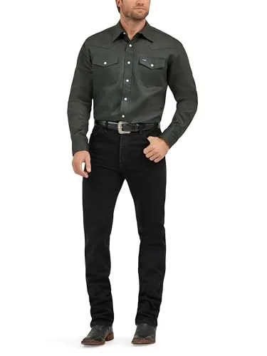 Wrangler Herren Western-Arbeitshemd Firm Finish von Wrangler