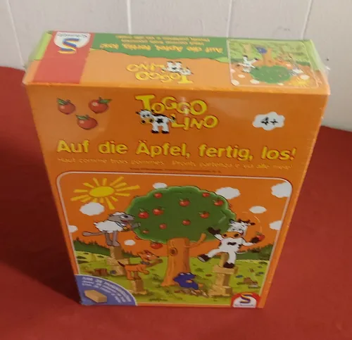 Auf die Äpfel fertig los - Dreidimensionales Geschicklichkeitsspiel von Schmidt - Gesellschaftsspiel für Kinder, fördert Geschicklichkeit und Konzentration mit einem spannenden Blumen- und Pflanzen-Thema.