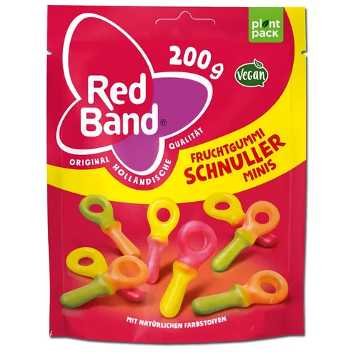 Red Band Fruchtgummi Schnuller Minis 200g Beutel 7,85€/1kg