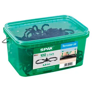 SPAX Abstandshalter 90mm in schwarz von SPAX