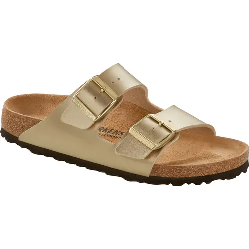 Birkenstock Damen 1016111_41 Slides, Gold, 41 EU in gelb von BIRKENSTOCK