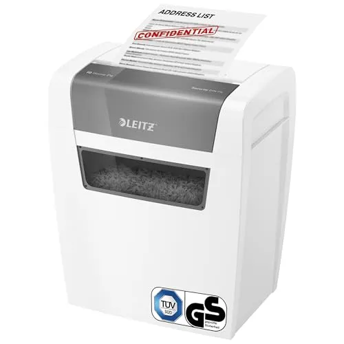 Leitz IQ Home Partikelschnitt Aktenvernichter P4