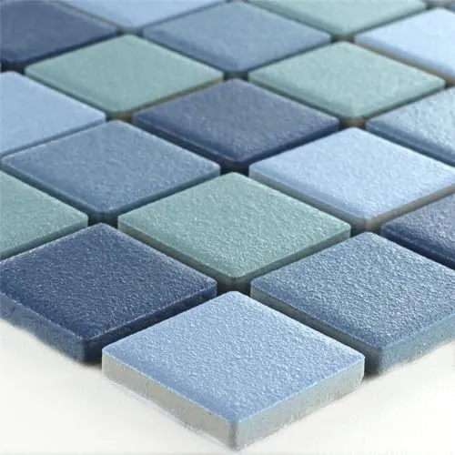 Keramik Mosaik Fliesen Lenadora Grün Blau Rutschhemmend Boden Dusche Küche Wand