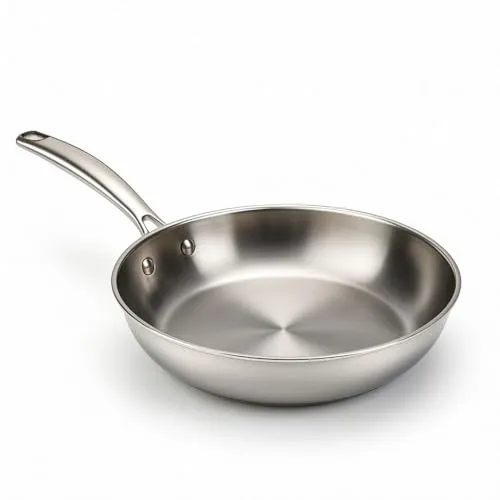 WECOOK! PRO Bratpfanne Edelstahl 18/10 Ø 24 cm – Induktionsgeeignet und Ofenfest