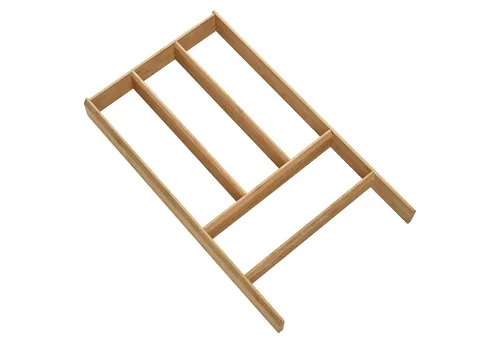 SO-TECH® Besteckeinsatz ORGA-BOX Schubladen Besteckeinsatz 473 x 273 x 50 mm (1 St), Multifunktionseinsatz aus Massivholz Bambus geölt Schubladeneinsatz