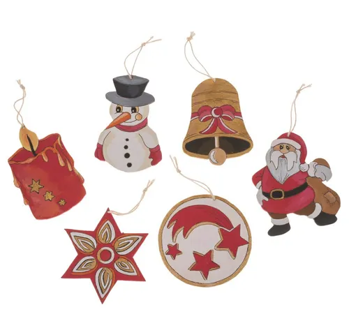 matches21 HOME & HOBBY Laubsägevorlage Baumschmuck Weihnachten Holzbaukasten