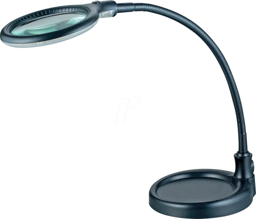 Lumeno Lupenlampe 680X LED Klemmleuchte - Lupenleuchten mit 30 SMD-LEDs, 6 Watt, Kaltweiß und klarem Sichtfeld dank 100 mm Echtglaslupe für präzise Detailarbeit.