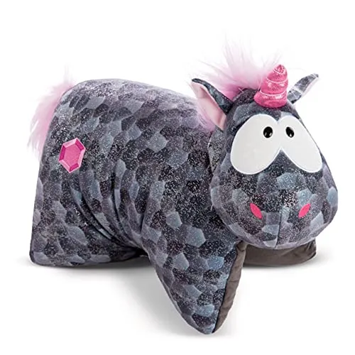 NICI 47654 Kuscheltierkissen Einhorn Diamond Dust 40x30cm - Kissen aus hochwertigem Plüsch, glitzerndes Einhorn-Design, perfekt zum Kuscheln und als dekoratives Element im Kinderzimmer.