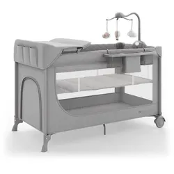 Kinderkraft LEODY UP 2-in-1 Reisebett & Laufstall in grau von Kinderkraft
