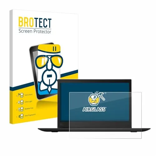 BROTECT Schutzglas für Lenovo ThinkPad X1 Yoga (3. Gen.) Schutzfolie Made in Germany Panzer Folie Glas Displayschutz [Kratzfest 9H, Anti-Fingerprint]