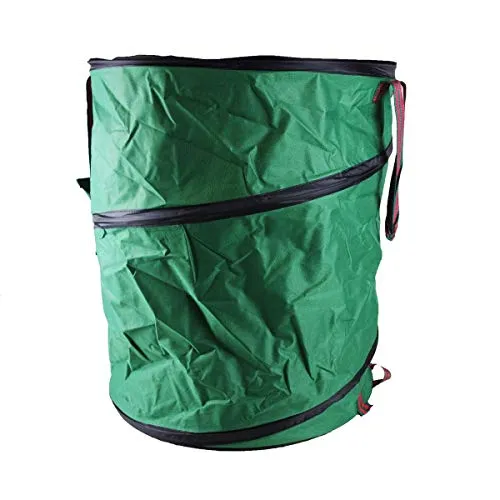 Unbekannt Laubsack 160L grün Gartenabfallsack Pop-up Ø55x66cm Gartentonne Abfallsack Laub