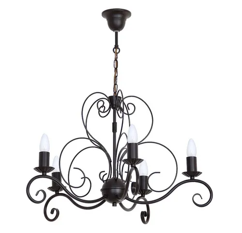 Licht-Erlebnisse LE18922 Pendelleuchte Mauro E14 in schwarz von Licht-Erlebnisse