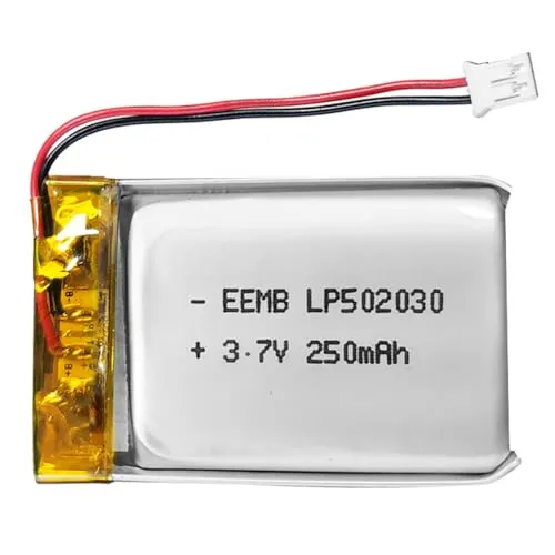 EEMB Lithium Polymer Akku 3,7 V 250mAh 502030 Wiederaufladbarer Lipo-Akku mit JST-Anschluss für VXI Blue Parrott – bestätigen Sie die Polarität des Geräts und des Anschlusses vor dem Kauf(1)
