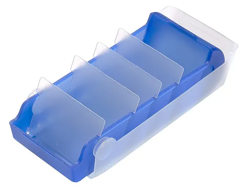 helit Lernkartei BeeBox A8 Unterteil: blau transluzent